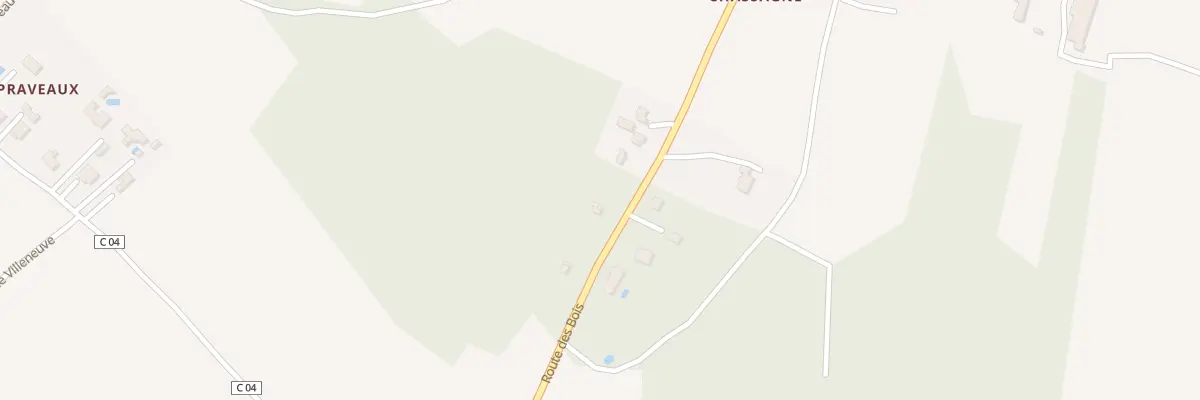 Plan du 21 Rte des Bois à Arces
