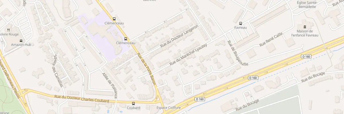 Plan du 11 Rue du Mal Lyautey à Cholet