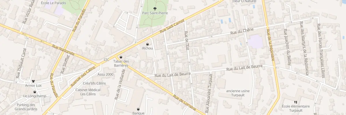 Plan du 28 Rue du Calvaire à Cholet