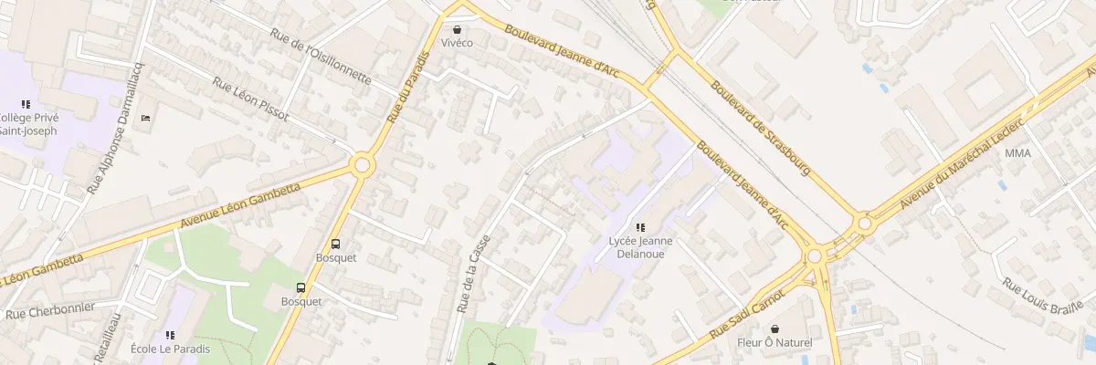 Plan du 52 Rue de la Casse à Cholet