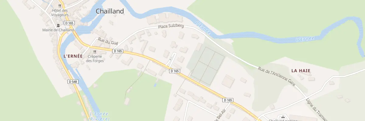Plan du 8 Rue du Champ Meslier à Chailland