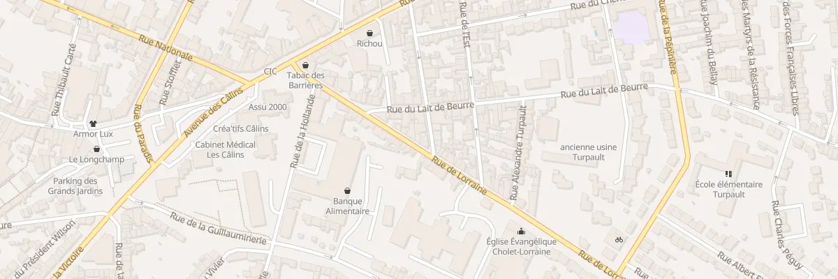 Plan du 33 Rue de Lorraine à Cholet