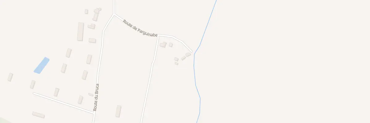 Plan du 254 Rte de Parguinabe à Cassen