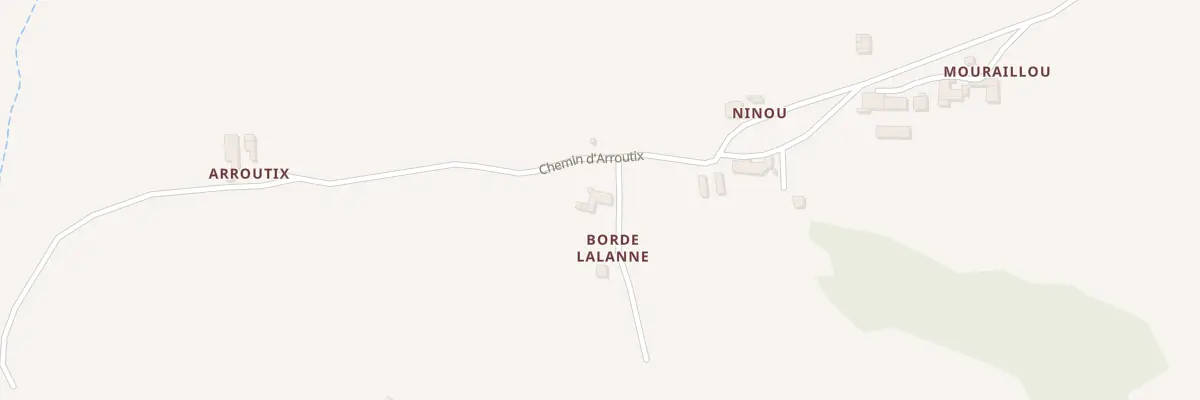 Plan du 30 Che de Berye à Bérenx