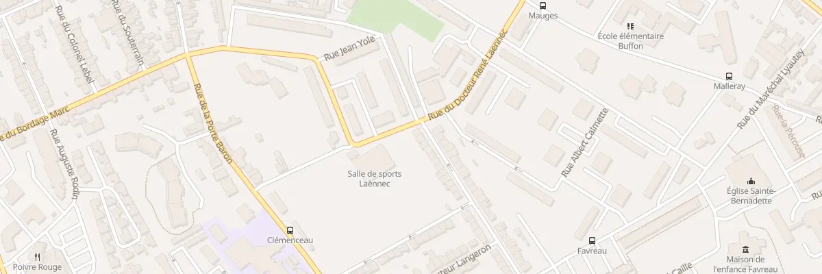 Plan du 43 Rue du Gen Mangin à Cholet