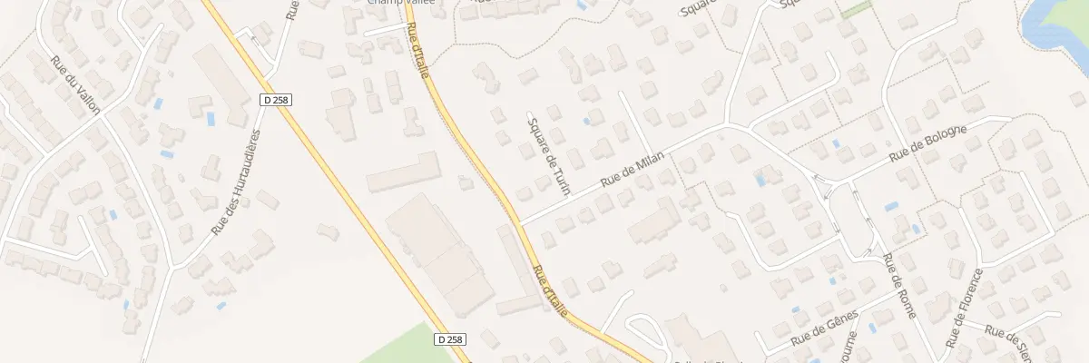 Plan du 3 Rue de Milan à Cholet