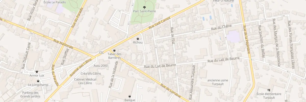 Plan du 19 Rue du Calvaire à Cholet