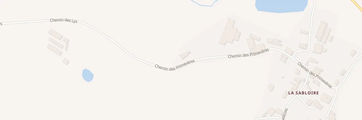 Plan du 588 Che des Primevères à La Meilleraie-Tillay