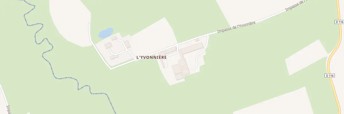 Plan du 463 Imp de l’Yvonniere - Vacquerie à Caumont-sur-Aure