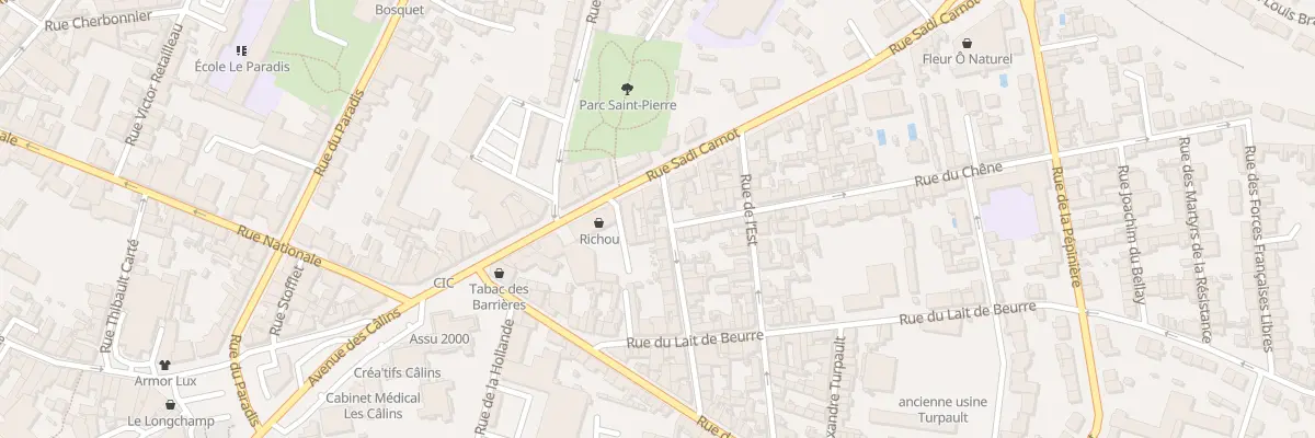 Plan du 31 Rue du Calvaire à Cholet