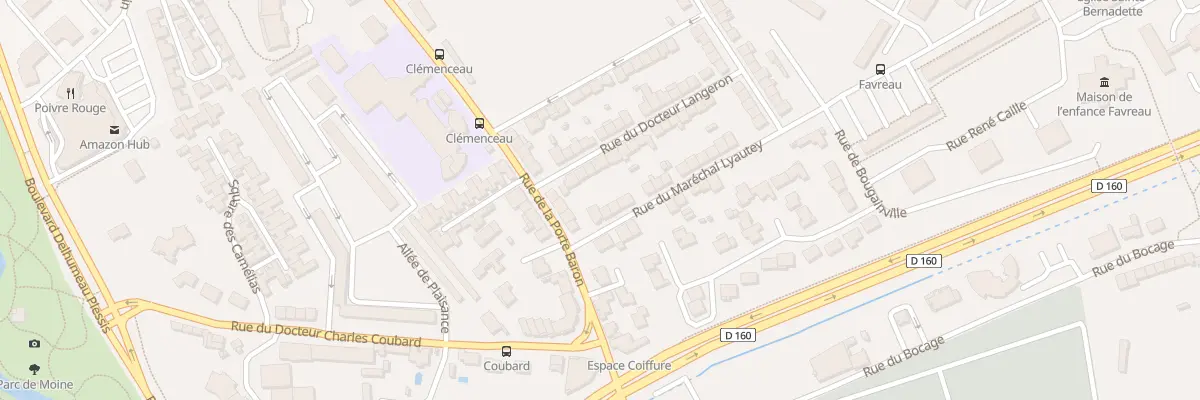 Plan du 3 Rue du Mal Lyautey à Cholet