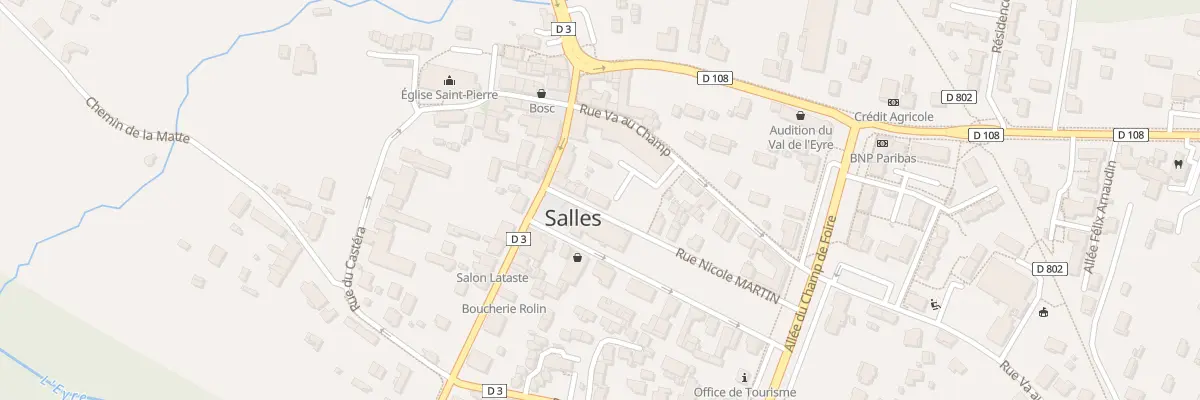 Plan du 171 Rue Nicole Martin à Salles