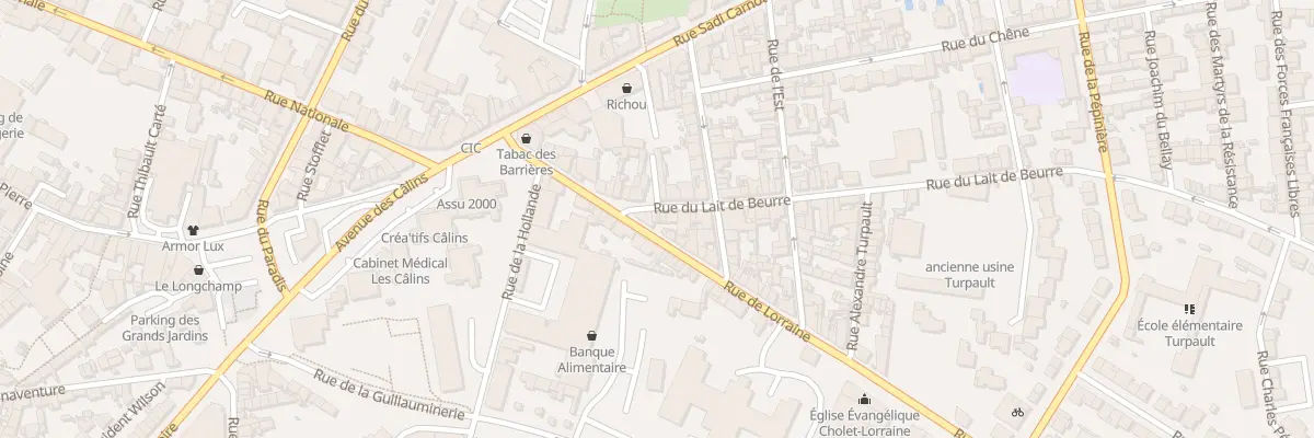Plan du 21 Rue de Lorraine à Cholet