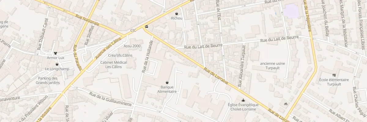 Plan du 44 Rue de Lorraine à Cholet