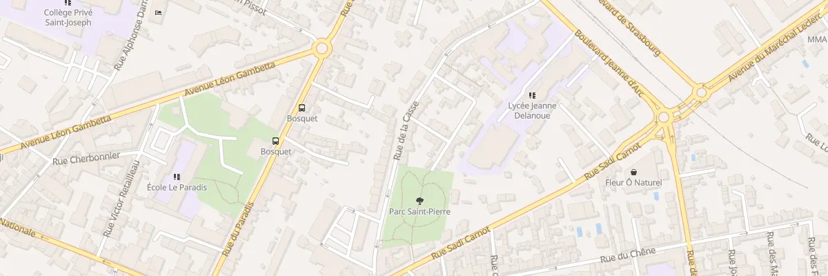 Plan du 30 Rue de la Casse à Cholet