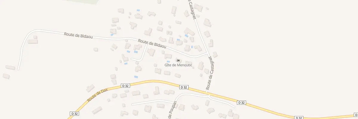 Plan du 95 Rte de Bidaou à Gamarde-les-Bains