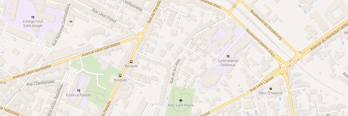 Plan du 43 Rue de la Casse à Cholet