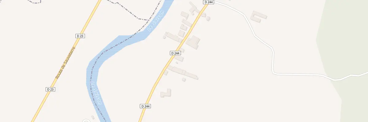 Plan du 25 Rte du Saison à Charre
