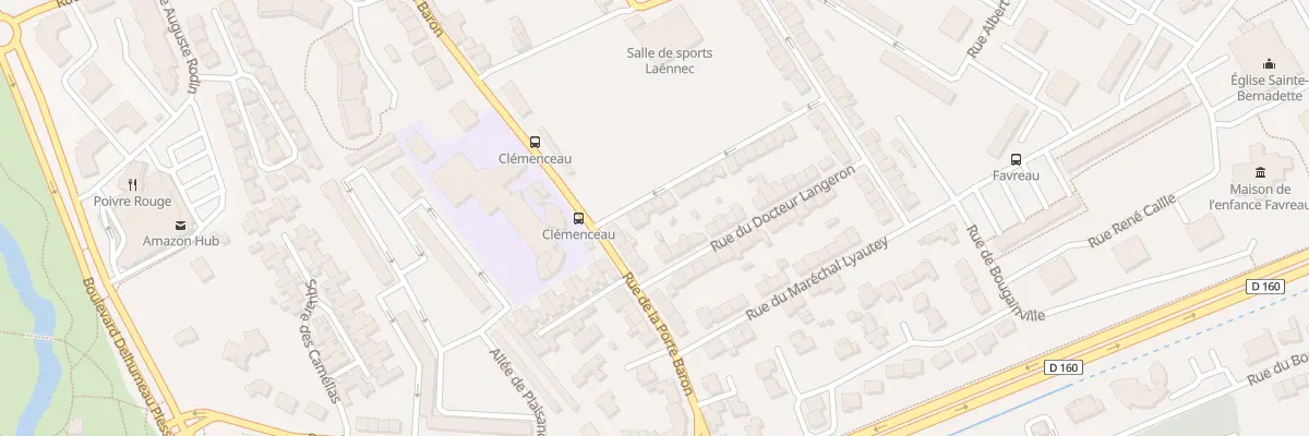 Plan du 6 Rue du Doc Constant Picot à Cholet