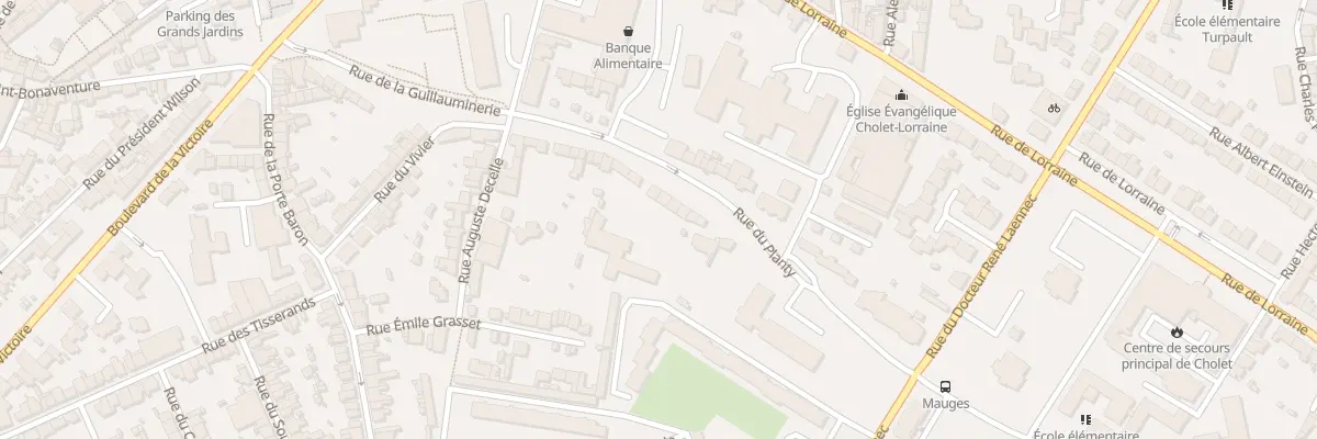 Plan du 30 Rue du Planty à Cholet