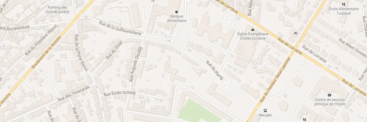 Plan du 28 Rue du Planty à Cholet