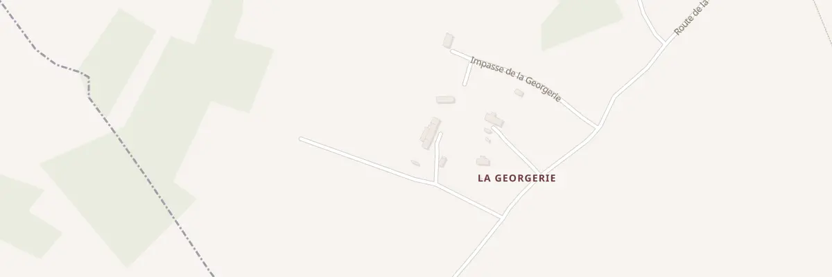 Plan du 105 La Georgerie Nord Chaulieu à Chaulieu