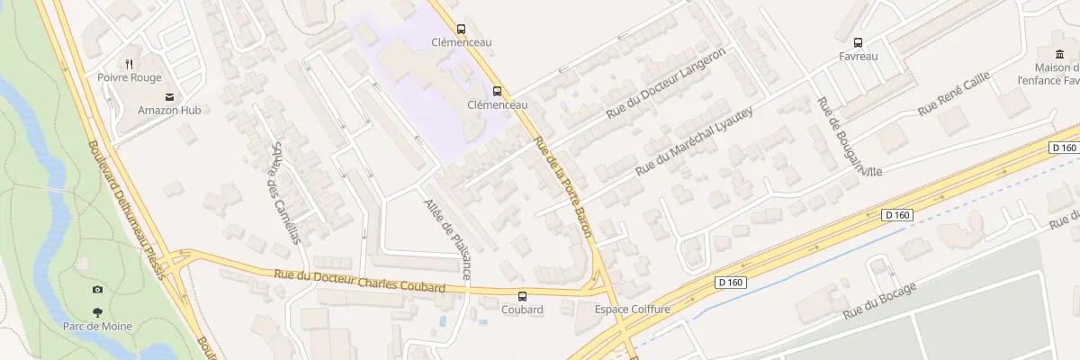 Plan du 134 Rue Porte Baron à Cholet