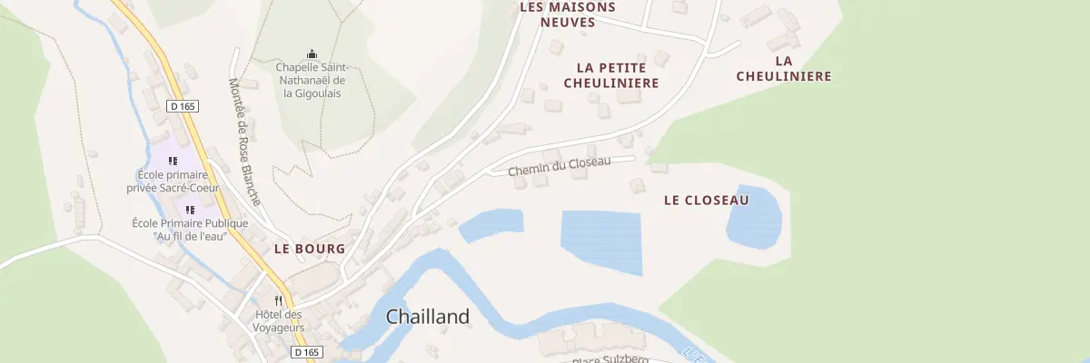 Plan du 3 Che du Closeau à Chailland