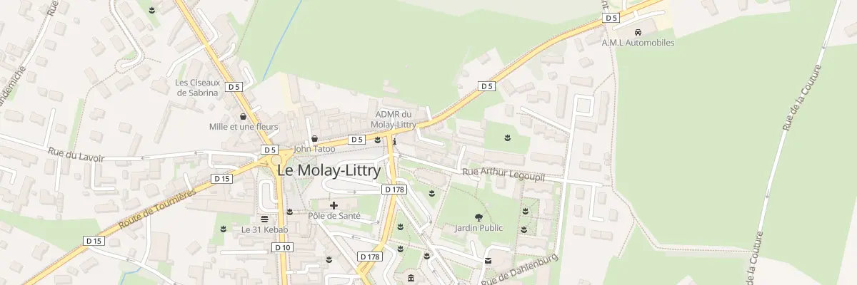 Plan du 2B Rue de Bayeux au Molay-Littry