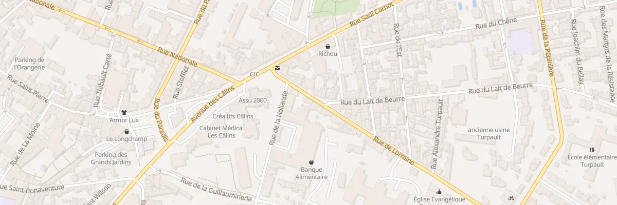 Plan du 22 Rue de Lorraine à Cholet