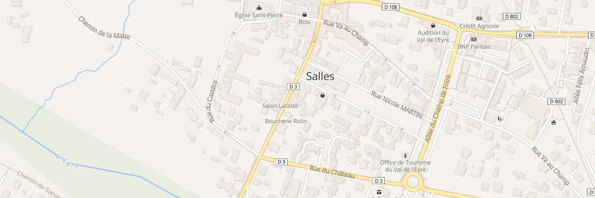Plan du 22B Rue de la Haute Lande à Salles