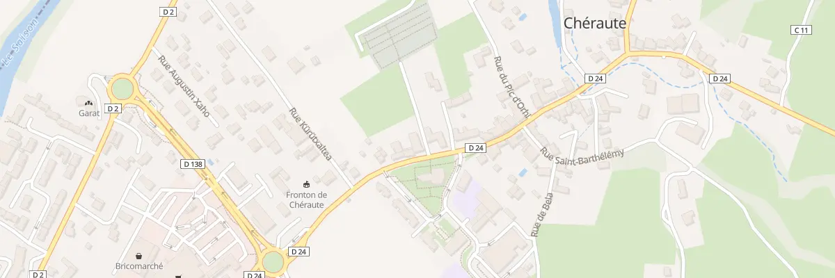Plan du 101 Rue de la Soule à Chéraute