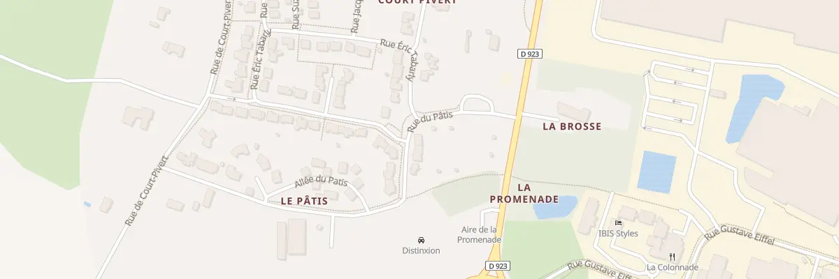 Plan du 10 Rue du Pâtis à Segré-en-Anjou Bleu