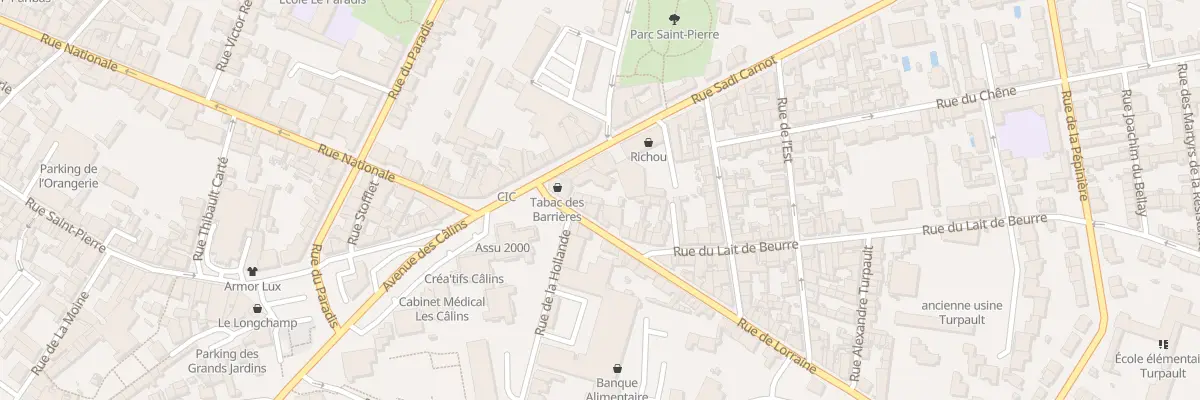 Plan du 5 Rue de Lorraine à Cholet