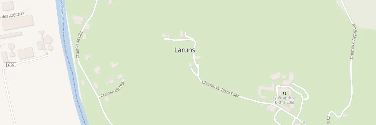 Plan du 5050 Laruns à Berrogain-Laruns