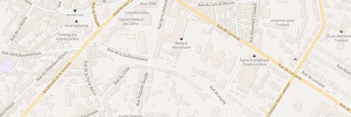 Plan du 11 Rue du Planty à Cholet