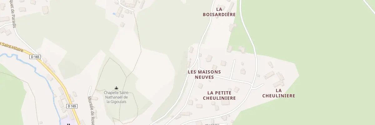 Plan du 14 Rue des Maisons Neuves à Chailland