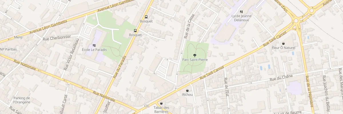 Plan du 17 Rue de la Casse à Cholet