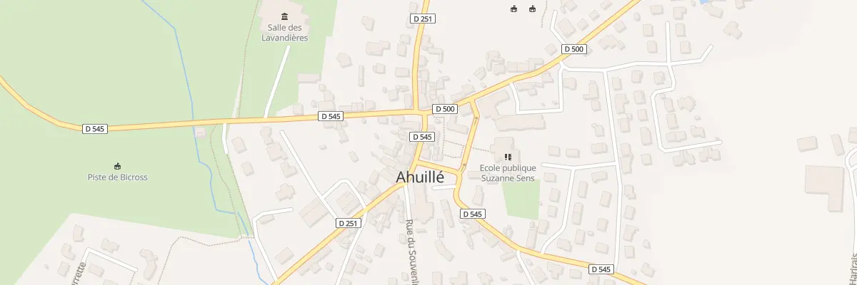 Plan du 6 Rue Centrale à Ahuillé