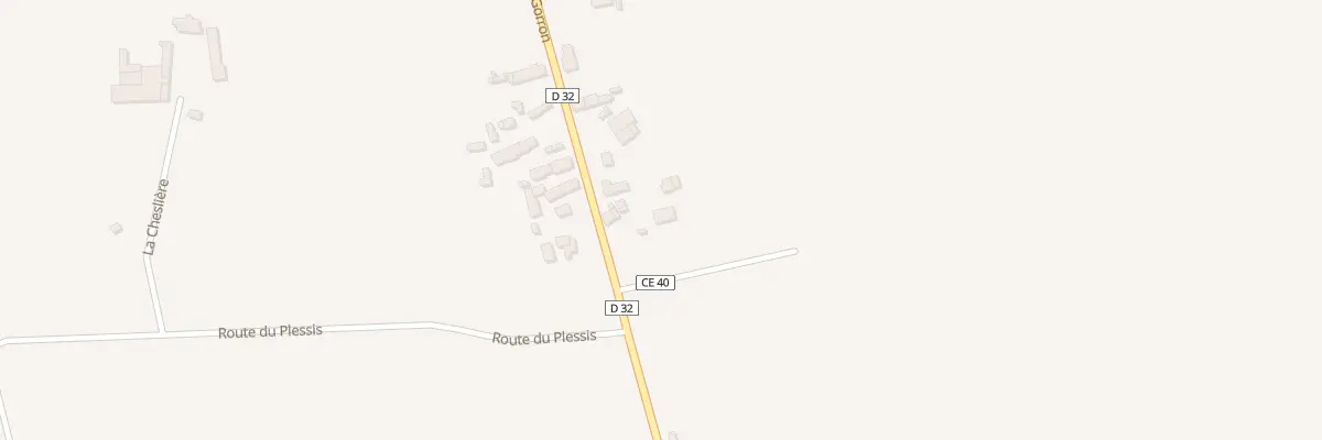 Plan du 41 Rte de Gorron - Le Teilleul au Teilleul