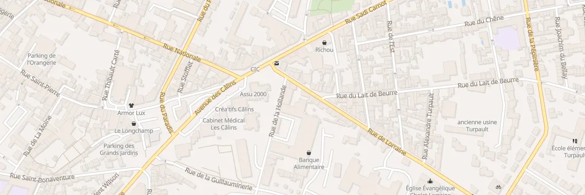 Plan du 34 Rue de la Hollande à Cholet