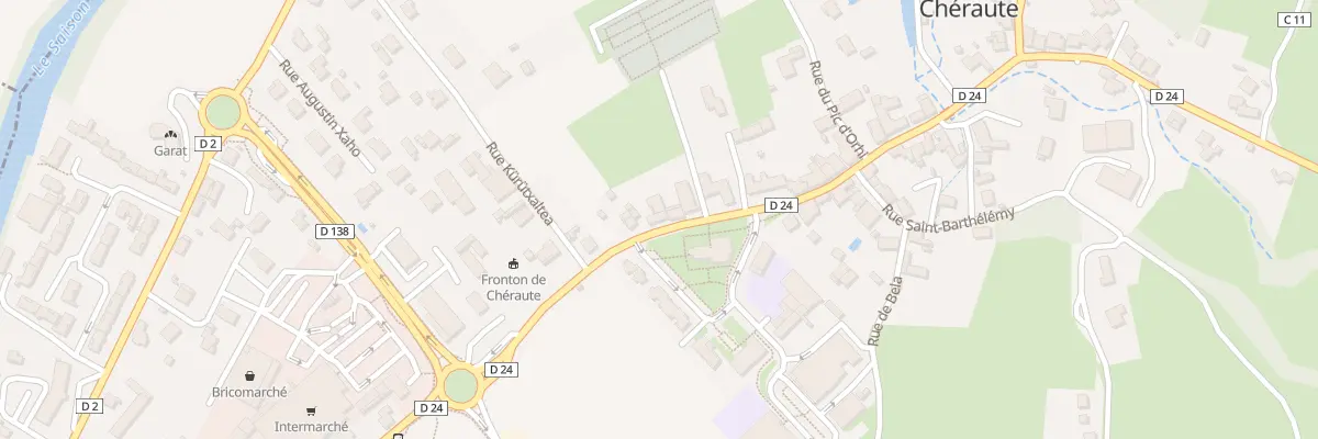 Plan du 71 Rue de la Soule à Chéraute