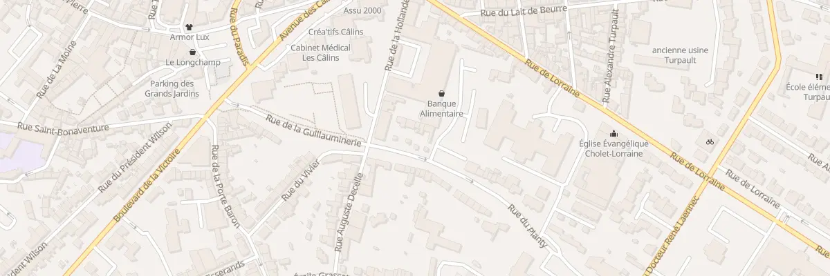Plan du 7 Rue du Planty à Cholet