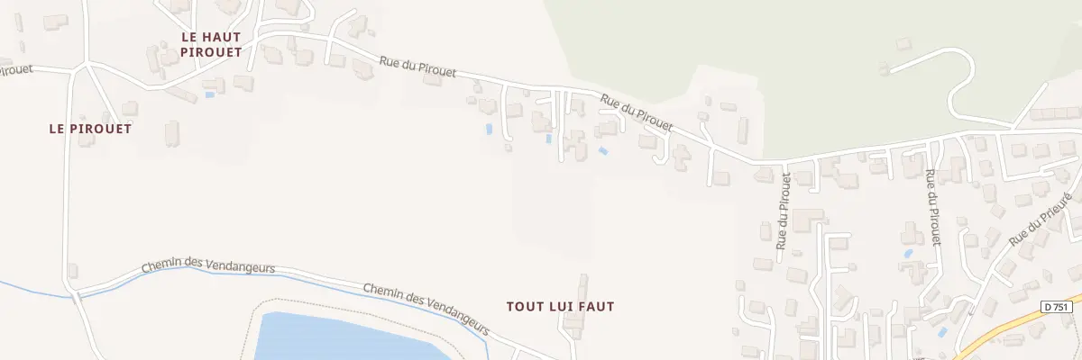 Plan du 25 Rue du Pirouet (Montjean) à Mauges-sur-Loire