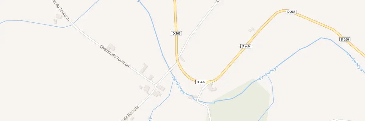 Plan du 3881 Rte de l’Hôpital d’Orion à Salies-de-Béarn