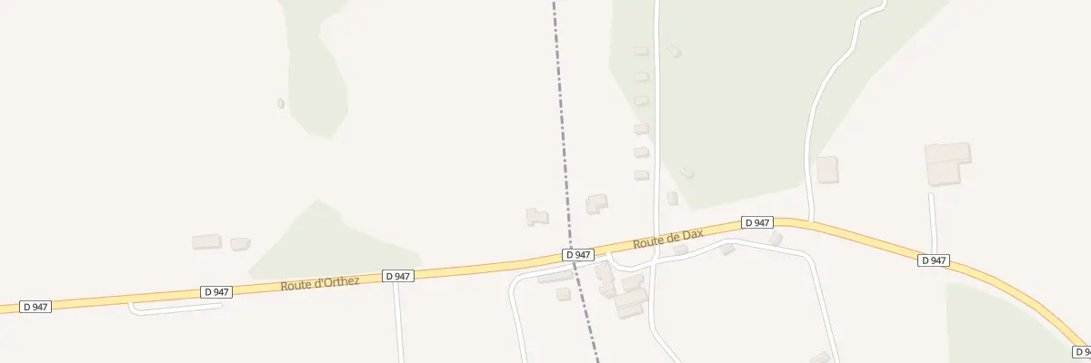Plan du 859 Rte d’Orthez à Mouscardès