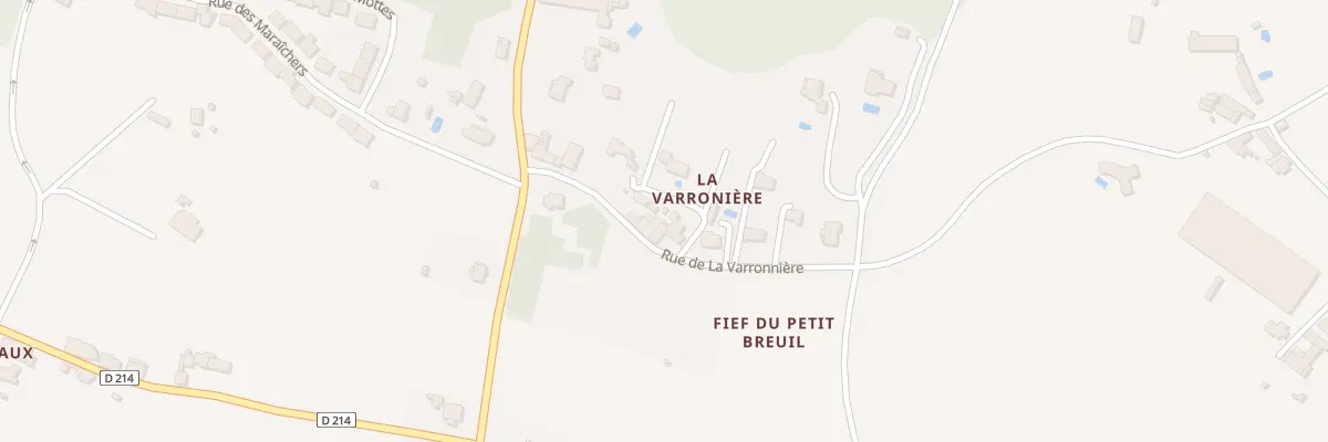 Plan du 7 Rue de la Varonniere à Tonnay-Charente