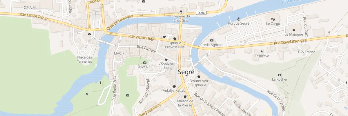 Plan du 4 Rue Pasteur à Segré-en-Anjou Bleu