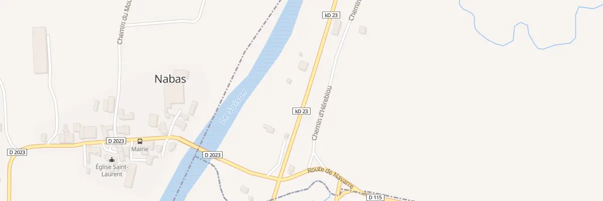 Plan du 5 Che de la Soule à Rivehaute