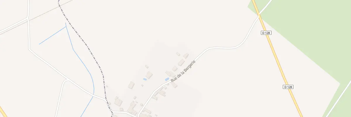 Plan du 12 Rue de la Bergerie à La Vallée